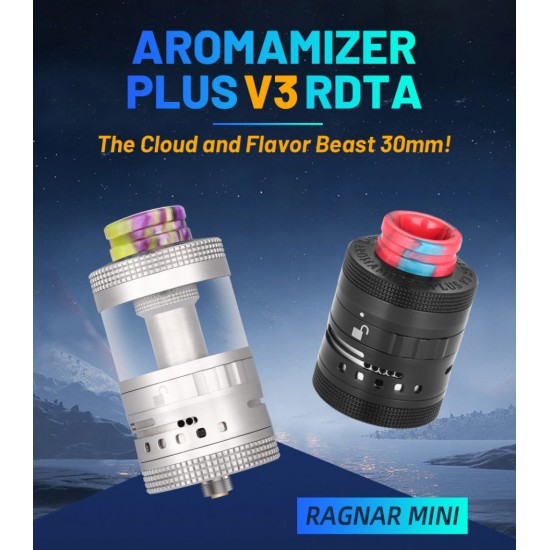 Steam Crave Aromamizer Plus V3 RDTA Atomizer  en uygun fiyatlar ile puffelektroniksigara.orgda! Steam Crave Aromamizer Plus V3 RDTA Atomizer özellikleri, fiyatı, incelemesi, yorumları ve taksit seçenekleri için hemen tıklayın!