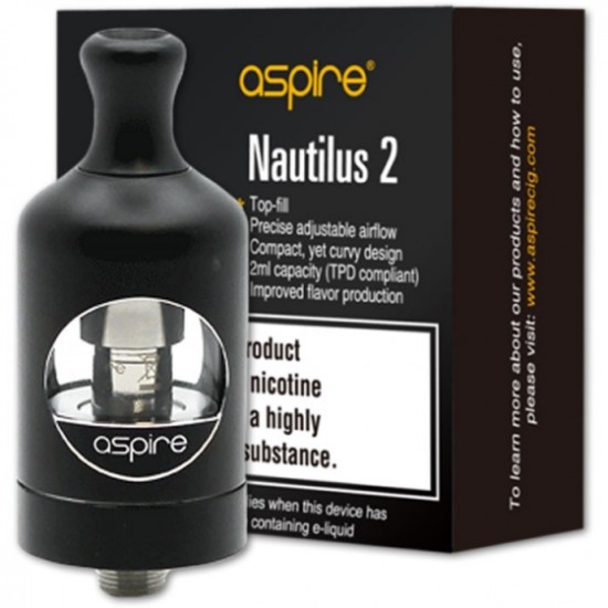 Aspire Nautilus 2 Atomizer  en uygun fiyatlar ile puffelektroniksigara.shopda! Aspire Nautilus 2 Atomizer özellikleri, fiyatı, incelemesi, yorumları ve taksit seçenekleri için hemen tıklayın!