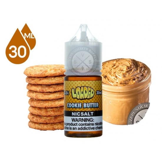 Loaded Cookie Butter 30 ML Salt Likit  en uygun fiyatlar ile puffelektroniksigara.shopda! Loaded Cookie Butter 30 ML Salt Likit özellikleri, fiyatı, incelemesi, yorumları ve taksit seçenekleri için hemen tıklayın!