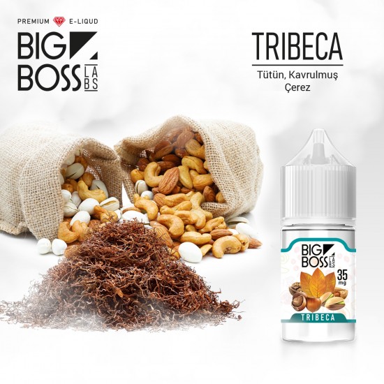 Big Boss Tribeca 30 ML Salt Likit  en uygun fiyatlar ile puffelektroniksigara.shopda! Big Boss Tribeca 30 ML Salt Likit özellikleri, fiyatı, incelemesi, yorumları ve taksit seçenekleri için hemen tıklayın!