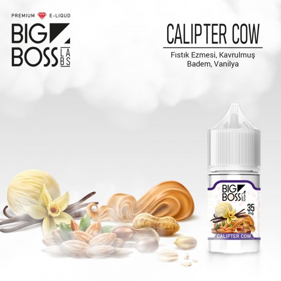 Big Boss Calipter Cow 30 ML Salt Likit  en uygun fiyatlar ile puffelektroniksigara.shopda! Big Boss Calipter Cow 30 ML Salt Likit özellikleri, fiyatı, incelemesi, yorumları ve taksit seçenekleri için hemen tıklayın!
