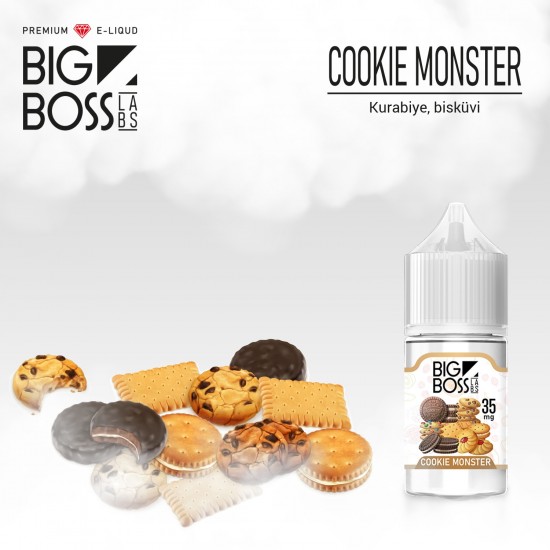Big Boss Cookie Monster 30 ML Likit  en uygun fiyatlar ile puffelektroniksigara.shopda! Big Boss Cookie Monster 30 ML Likit özellikleri, fiyatı, incelemesi, yorumları ve taksit seçenekleri için hemen tıklayın!