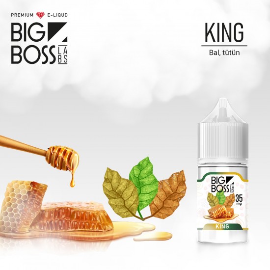 Big Boss King 30 ML Likit  en uygun fiyatlar ile puffelektroniksigara.shopda! Big Boss King 30 ML Likit özellikleri, fiyatı, incelemesi, yorumları ve taksit seçenekleri için hemen tıklayın!