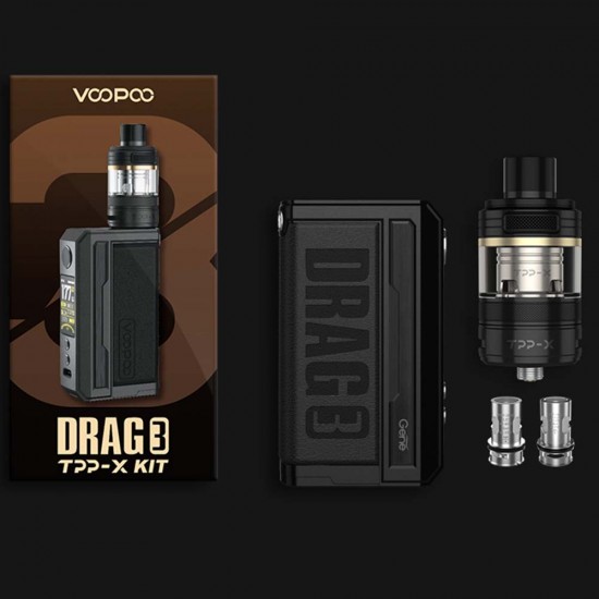 Voopoo Drag 3 TPP-X 177W Elektronik Sigara Kit  en uygun fiyatlar ile puffelektroniksigara.shopda! Voopoo Drag 3 TPP-X 177W Elektronik Sigara Kit özellikleri, fiyatı, incelemesi, yorumları ve taksit seçenekleri için hemen tıklayın!