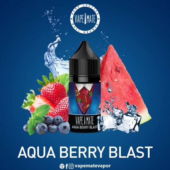 Vape Mate Aqua Berry Blast 30 ML Likit  en uygun fiyatlar ile puffelektroniksigara.shopda! Vape Mate Aqua Berry Blast 30 ML Likit özellikleri, fiyatı, incelemesi, yorumları ve taksit seçenekleri için hemen tıklayın!