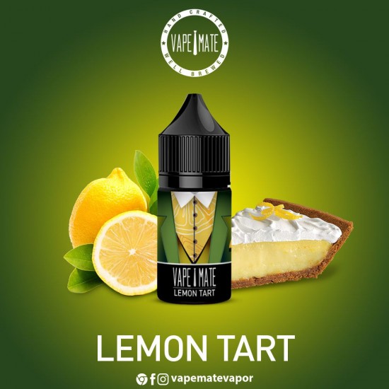Vape Mate Lemon Tart 30 ML Likit  en uygun fiyatlar ile puffelektroniksigara.shopda! Vape Mate Lemon Tart 30 ML Likit özellikleri, fiyatı, incelemesi, yorumları ve taksit seçenekleri için hemen tıklayın!
