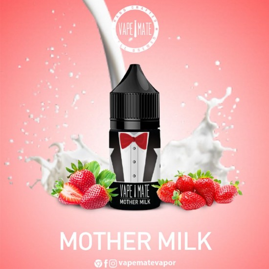 Vape Mate Mother Milk 30 ML Salt Likit  en uygun fiyatlar ile puffelektroniksigara.shopda! Vape Mate Mother Milk 30 ML Salt Likit özellikleri, fiyatı, incelemesi, yorumları ve taksit seçenekleri için hemen tıklayın!
