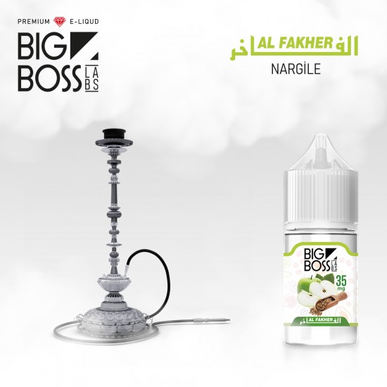 Big Boss Al Fakher 30 ML Salt Likit  en uygun fiyatlar ile puffelektroniksigara.shopda! Big Boss Al Fakher 30 ML Salt Likit özellikleri, fiyatı, incelemesi, yorumları ve taksit seçenekleri için hemen tıklayın!